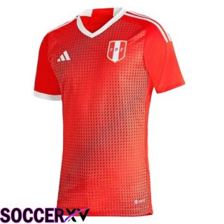 Peru Soccer Jersey Away Red 2023/2024