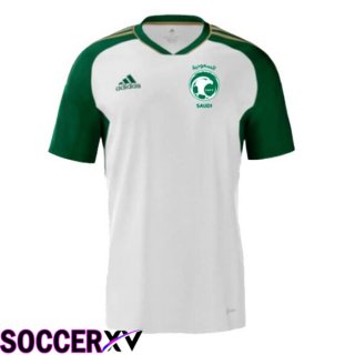 Saudi Arabia Soccer Jersey Away White 2023/2024