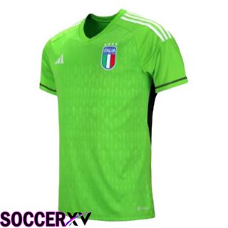 Italy Goalkeeper Soccer Jersey Green 2023/2024