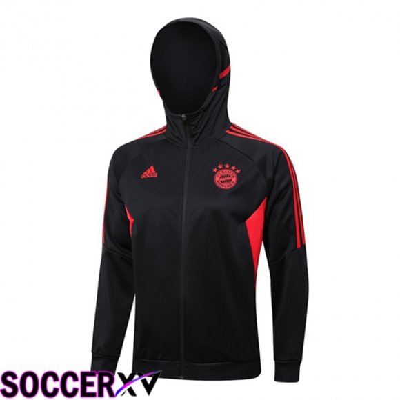 Bayern Munich Training Jacket Hoodie Black 2023/2024