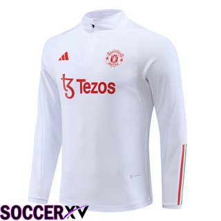 Manchester United Training Sweatshirt White 2023/2024