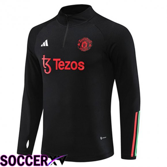 Manchester United Training Sweatshirt Black 2023/2024