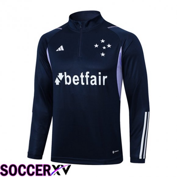 Cruzeiro EC Training Sweatshirt Royal Blue 2023/2024