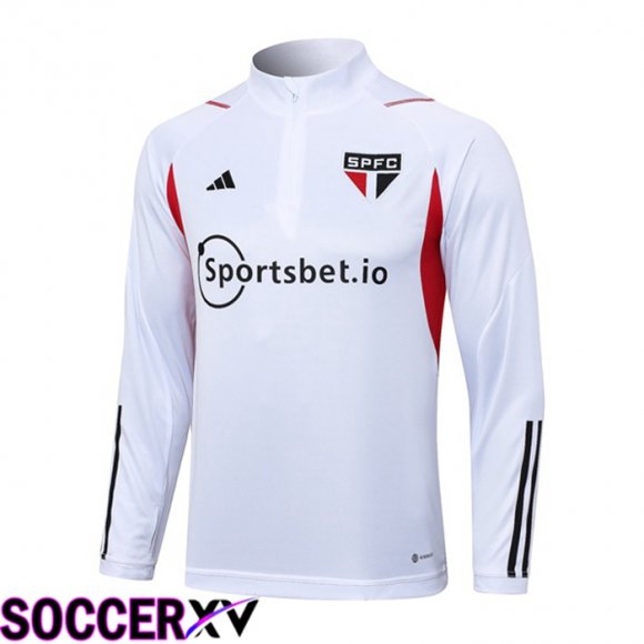 Sao Paulo FC Training Sweatshirt White 2023/2024