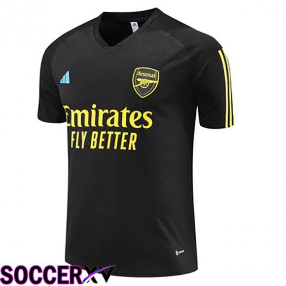 Arsenal Training T Shirt Black 2023/2024