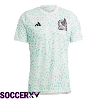 Mexico Womens Soccer Jersey Away White Green 2023/2024