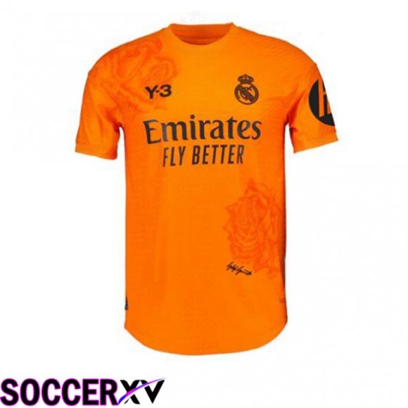 Real Madrid Goalkeeper Soccer Jersey Orange 2023/2024