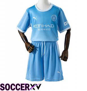 Manchester City Kids Home Soccer Jersey 2026/2027