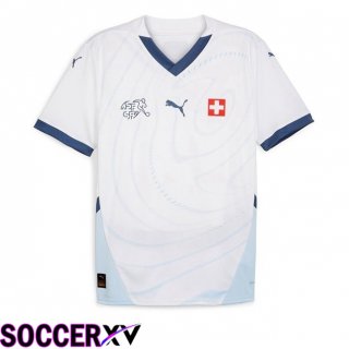 Swiss Away Soccer Jersey White 2024/2025