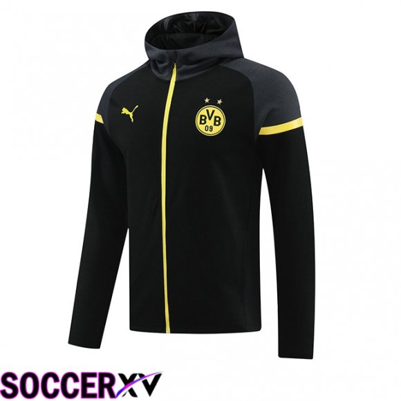 Dortmund BVB Training Sweatshirt Hoodie Black 2024/2025