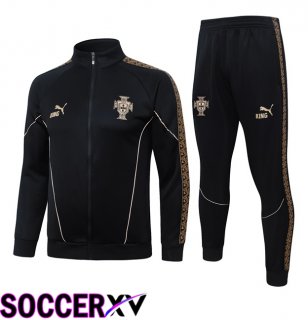 Portugal kit Training Jacket Tracksuit Black 2026/2027