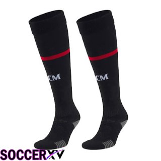 AC Milan Soccer Socks Fourth Black 2022/2023