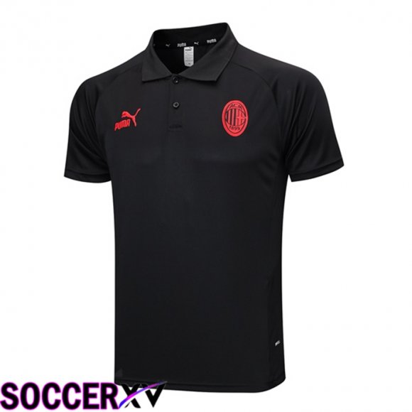 AC Milan Soccer Polo Black 2023/2024