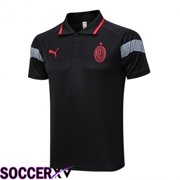 AC Milan Soccer Polo Black 2023/2024