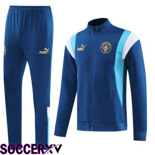 Manchester City Training Jacket Suit Royal Blue 2023/2024