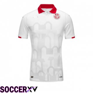 Tunisia Away Soccer Jersey White 2024/2025