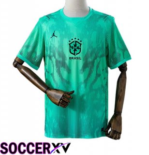 Brazil Goalkeeper Soccer Jersey Green 2026/2027