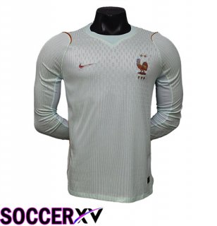 France Away Soccer Jersey Long sleeve Soccer World Cup 2026