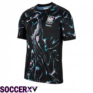 Korea Away Soccer Jersey Black 2024/2025