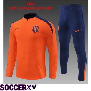 Netherlands Kids kit Training Tracksuit Orange 2024/2025