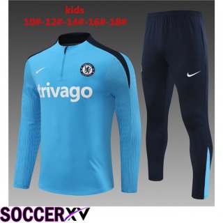 FC Chelsea Kids kit Training Tracksuit Blue 2024/2025