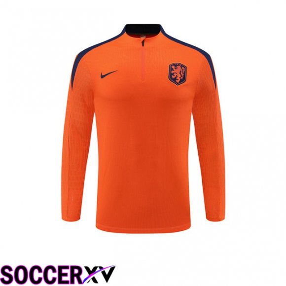 Netherlands Training Sweatshirt Orange 2024/2025