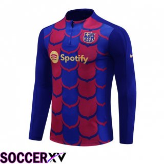 FC Barcelona Training Sweatshirt Blue Red 2024/2025