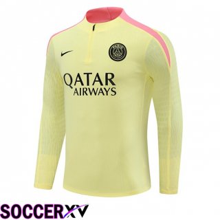 Paris PSG Training Sweatshirt Yellow 2024/2025