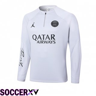 JORDAN Paris PSG Training Sweatshirt White 2024/2025