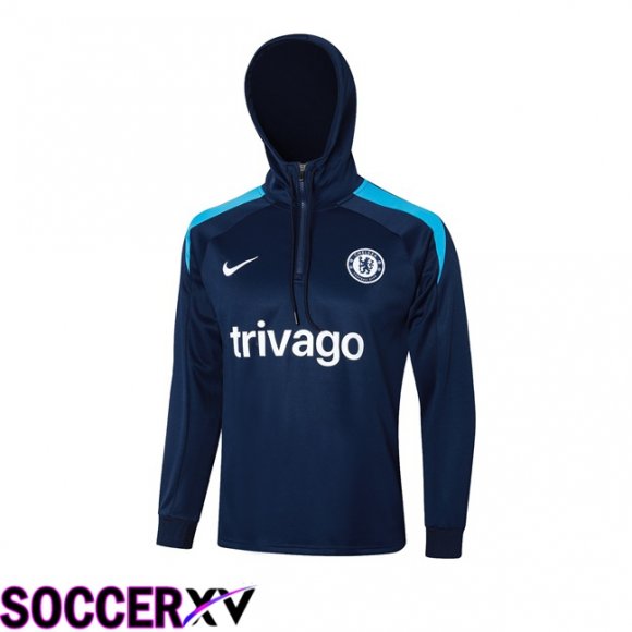 FC Chelsea Training Sweatshirt Hoodie Blue Royal 2024/2025