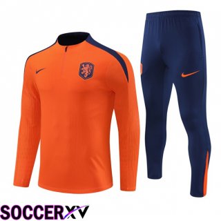 Netherlands kit Training Tracksuit Orange 2024/2025