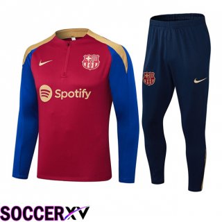 FC Barcelona kit Training Tracksuit Blue Red 2024/2025