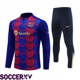 FC Barcelona kit Training Tracksuit Blue Red 2024/2025