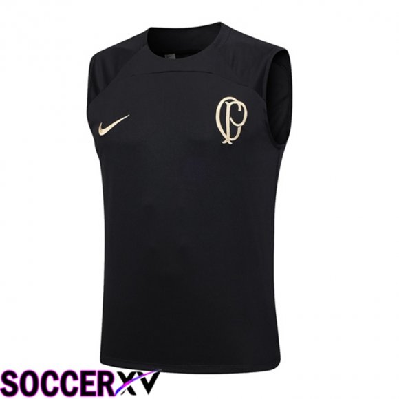 Corinthians Soccer Vest Black 2023/2024