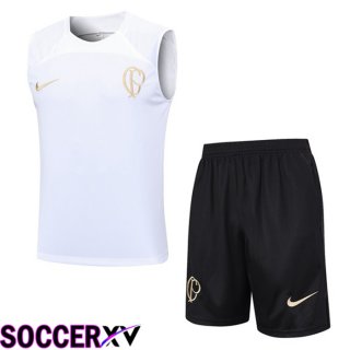 Corinthians Soccer Vest + Shorts White 2023/2024