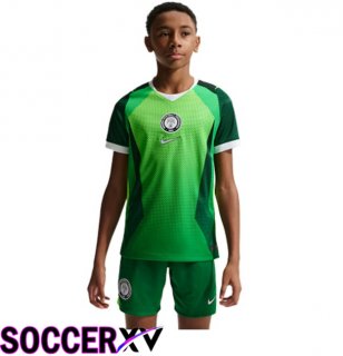 Nigeria Kids Home Soccer Jersey Green 2026/2027