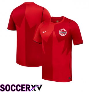 Canada Home Soccer Jersey Red 2026/2027