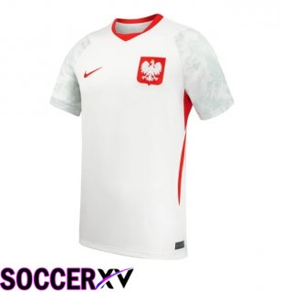 Poland Home Soccer Jersey White 2026/2027