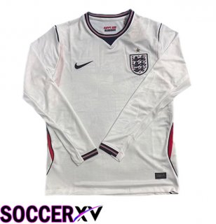 England Home Soccer Jersey Long sleeve White 2026/2027