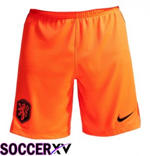 Netherlands Away Soccer Shorts Orange 2026/2027