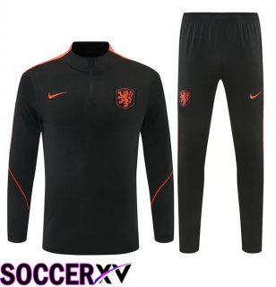 Netherlands kit Training Tracksuit Black 2026/2027