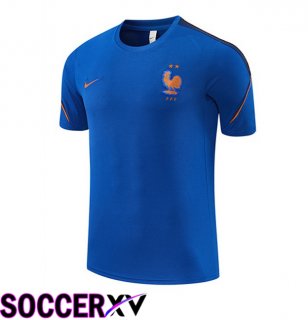 France Training T Shirt Blue 2026/2027