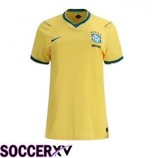 Brazil Women Home Soccer Jersey Yellow 2026/2027
