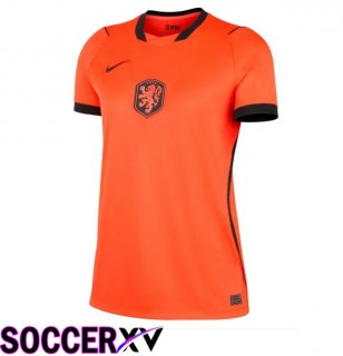 Netherlands Women Home Soccer Jersey Orange 2026/2027