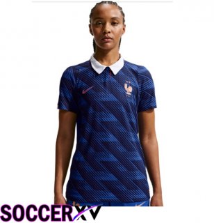 France Women Home Soccer Jersey Blue Royal 2026/2027