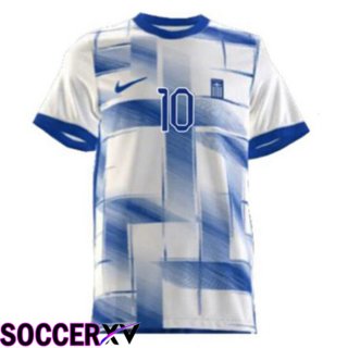 Greece Soccer Jersey Home Blue White 2023/2024