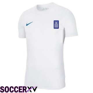 Greece Soccer Jersey Away White 2023/2024