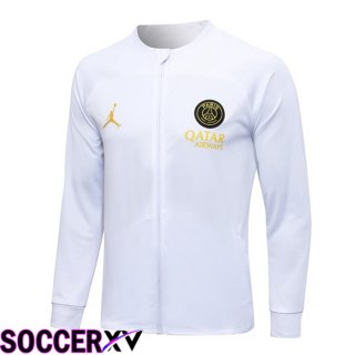 Paris PSG Training Jacket White 2023/2024