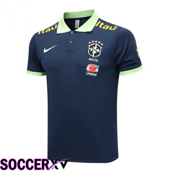 Brazil Soccer Polo Royal Blue 2023/2024