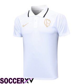 Corinthians Soccer Polo White 2023/2024